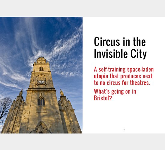 Circus in the Invisible City Circus in the Invisible City